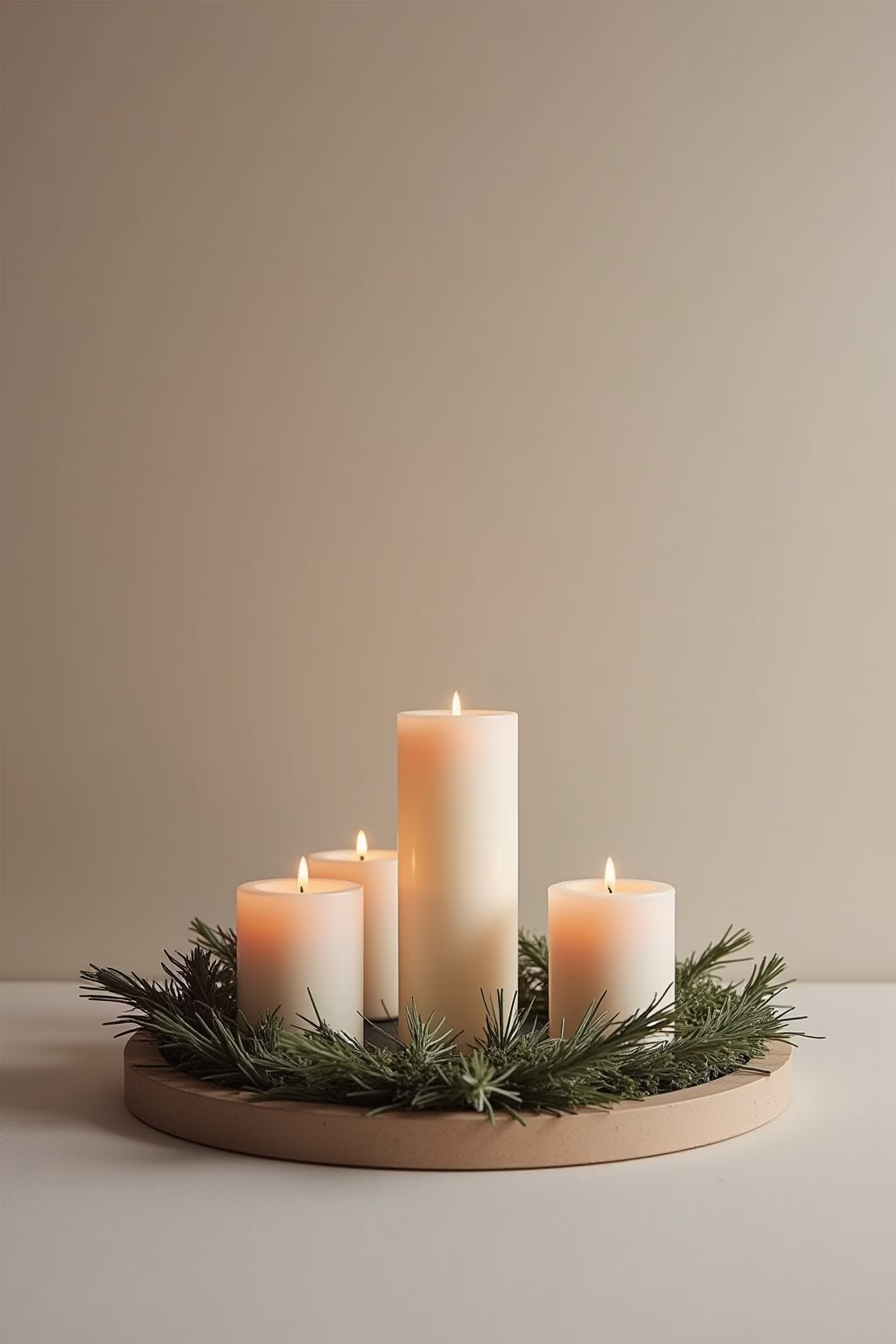 adventkranz ideen modern outline 2