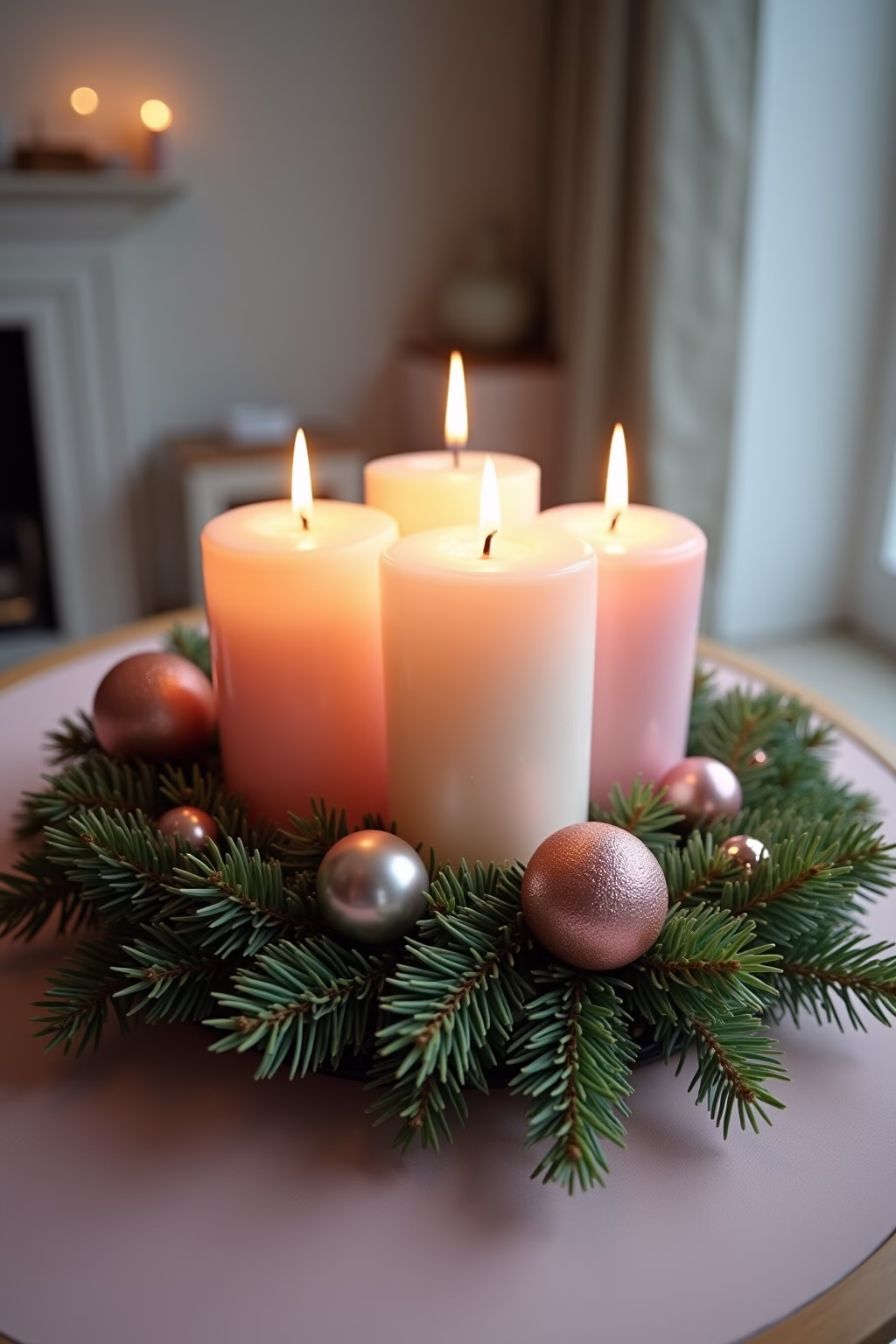 adventkranz ideen modern outline 5