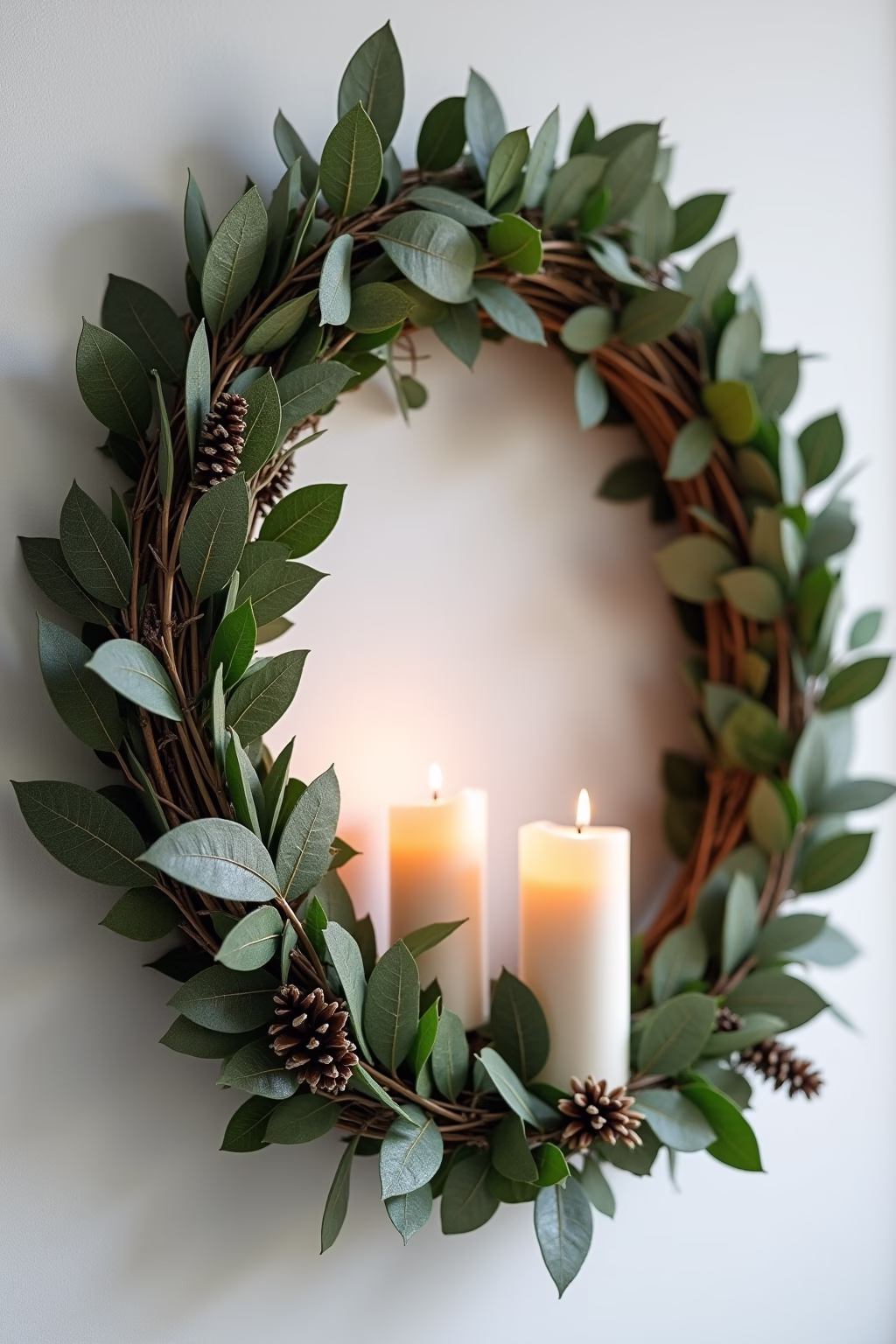 adventkranz ideen modern outline 8