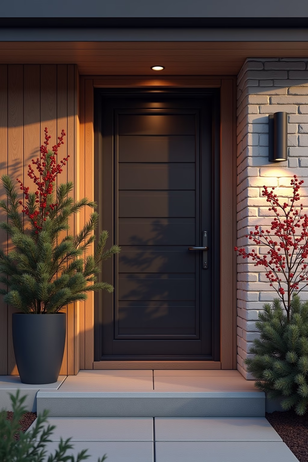 adventsdeko draussen eingang outline 6