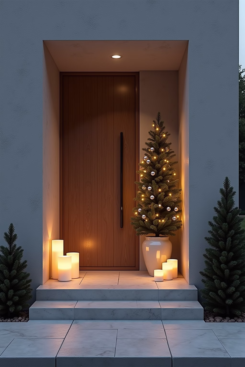 8 Adventsdeko Draussen Eingang Ideen für Weihnachten 19 adventsdeko draussen eingang outline 7 1
