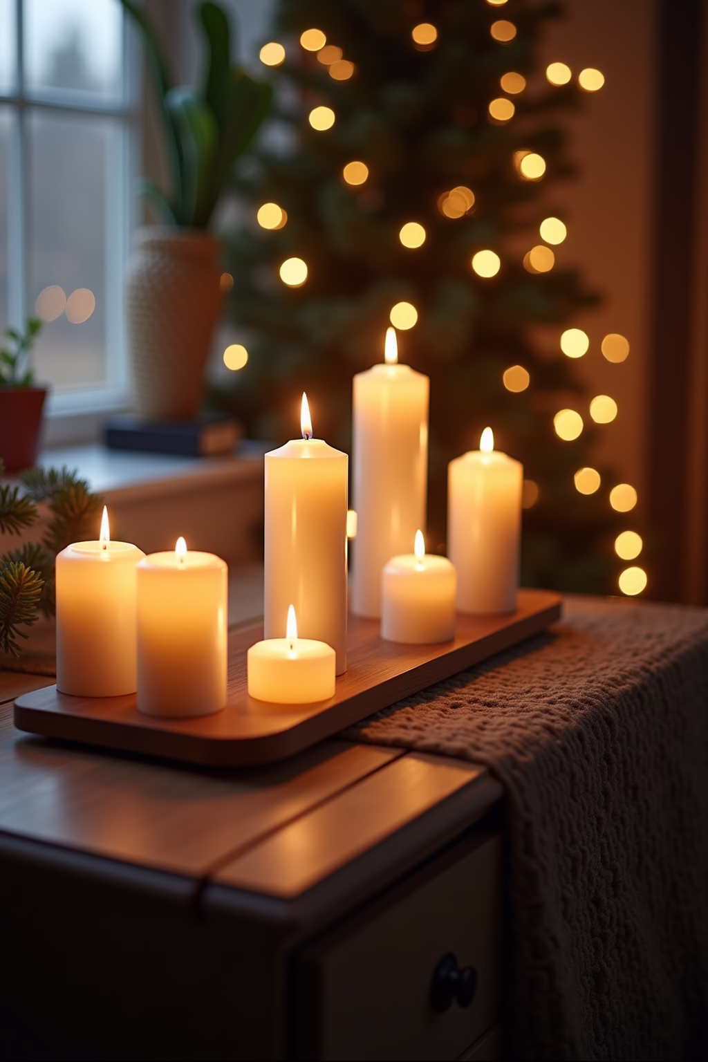 adventsgestecke ideen modern outline 8