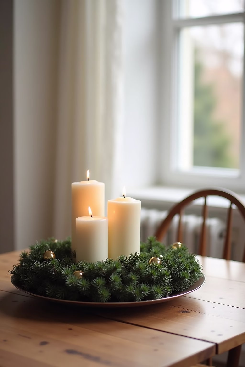 adventskranz modern tablett outline 1 1