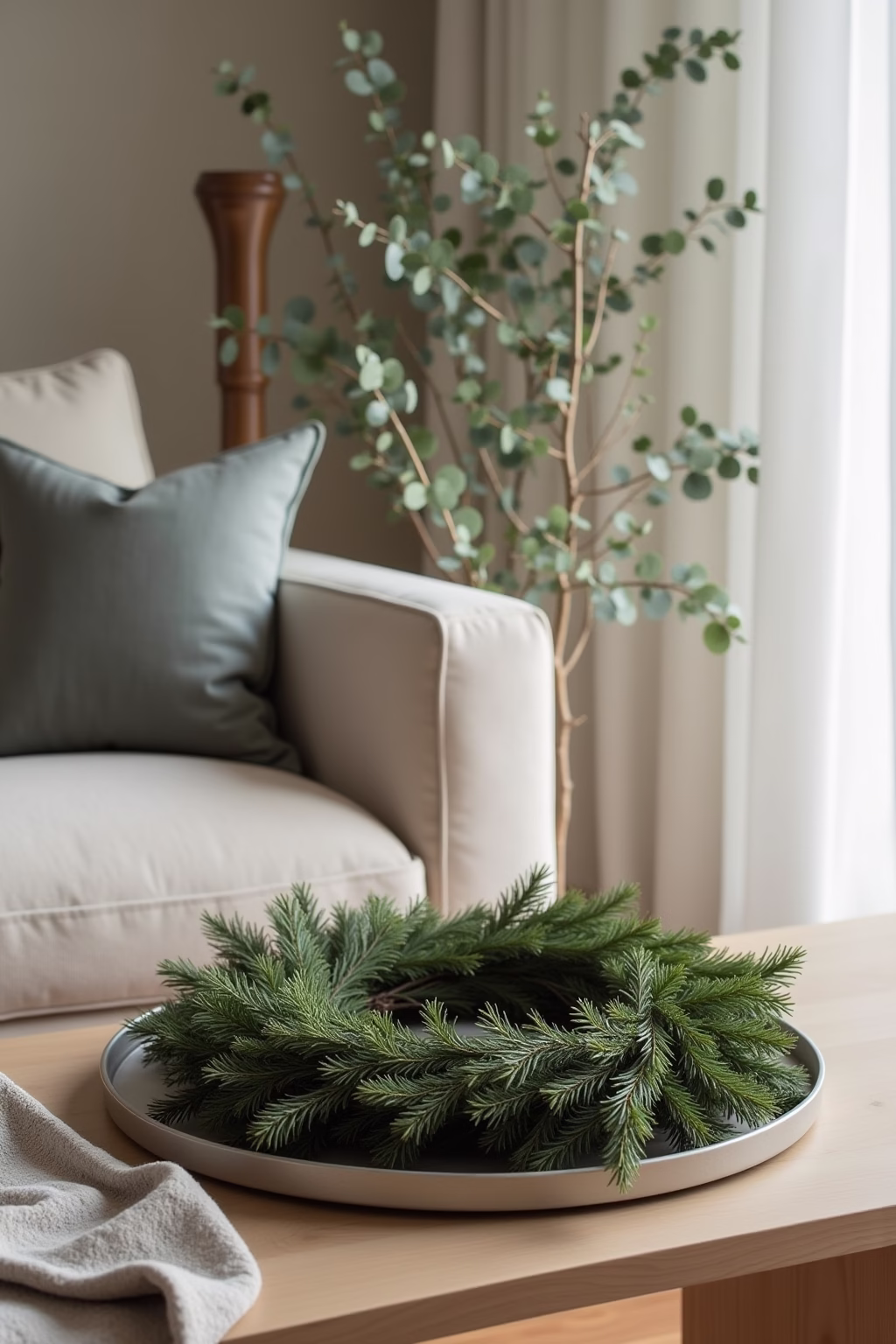 adventskranz modern tablett outline 1