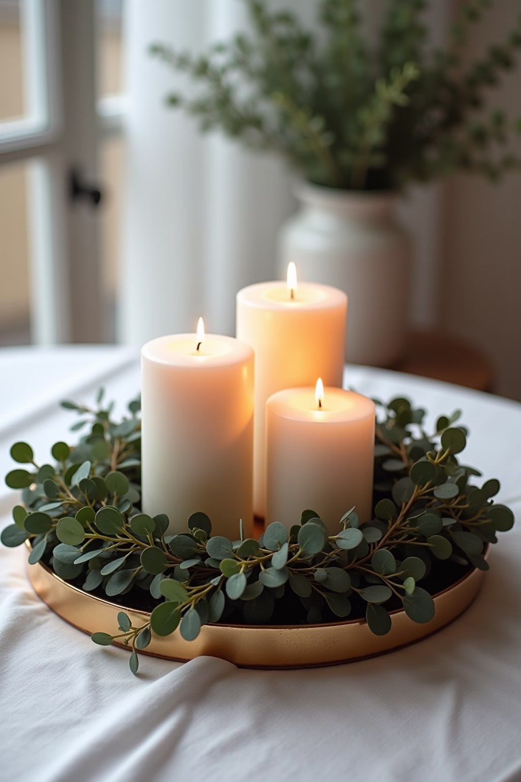 adventskranz modern tablett outline 2