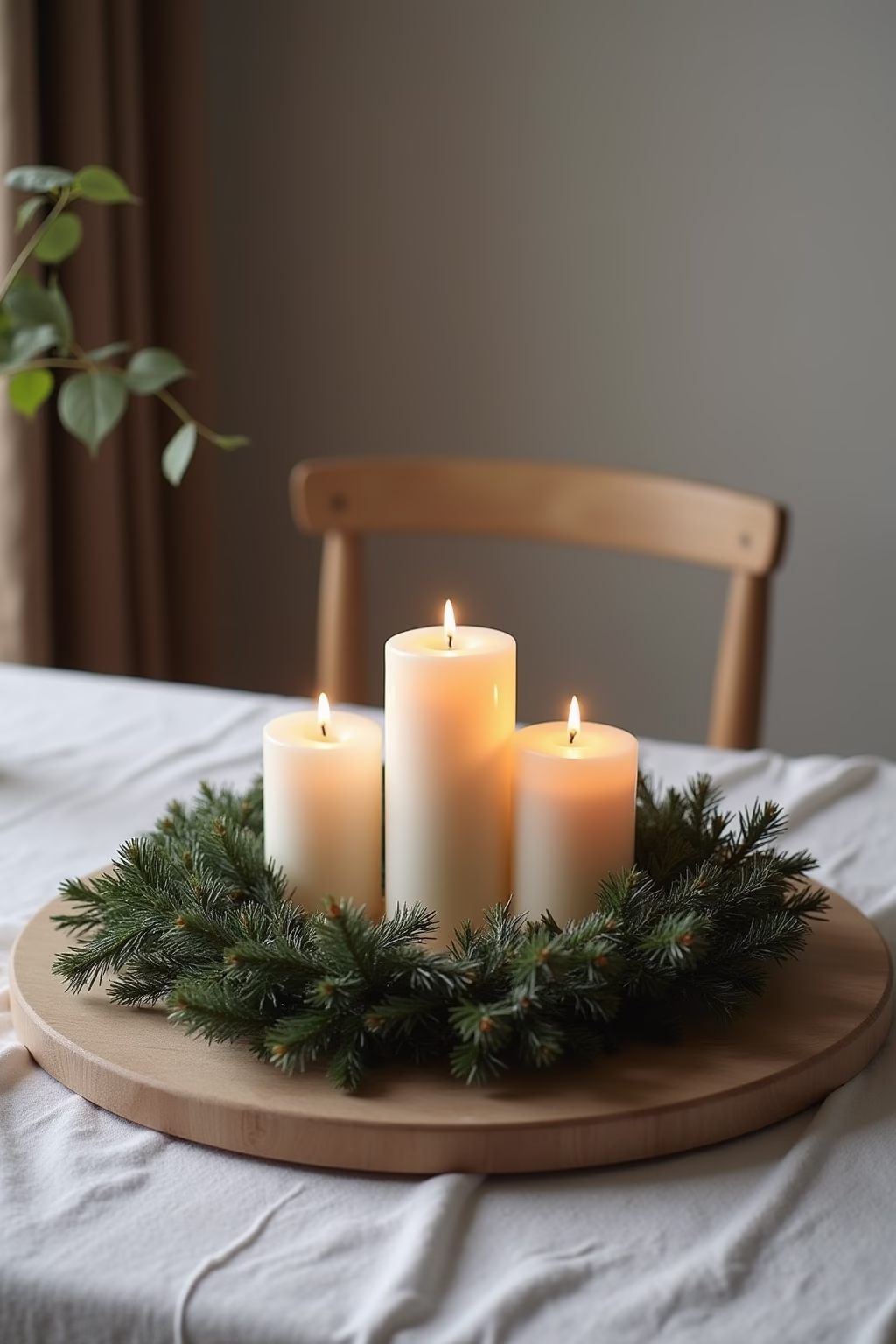 adventskranz modern tablett outline 7 1