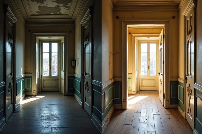 14 alte Türen streichen vorher nachher Ideen