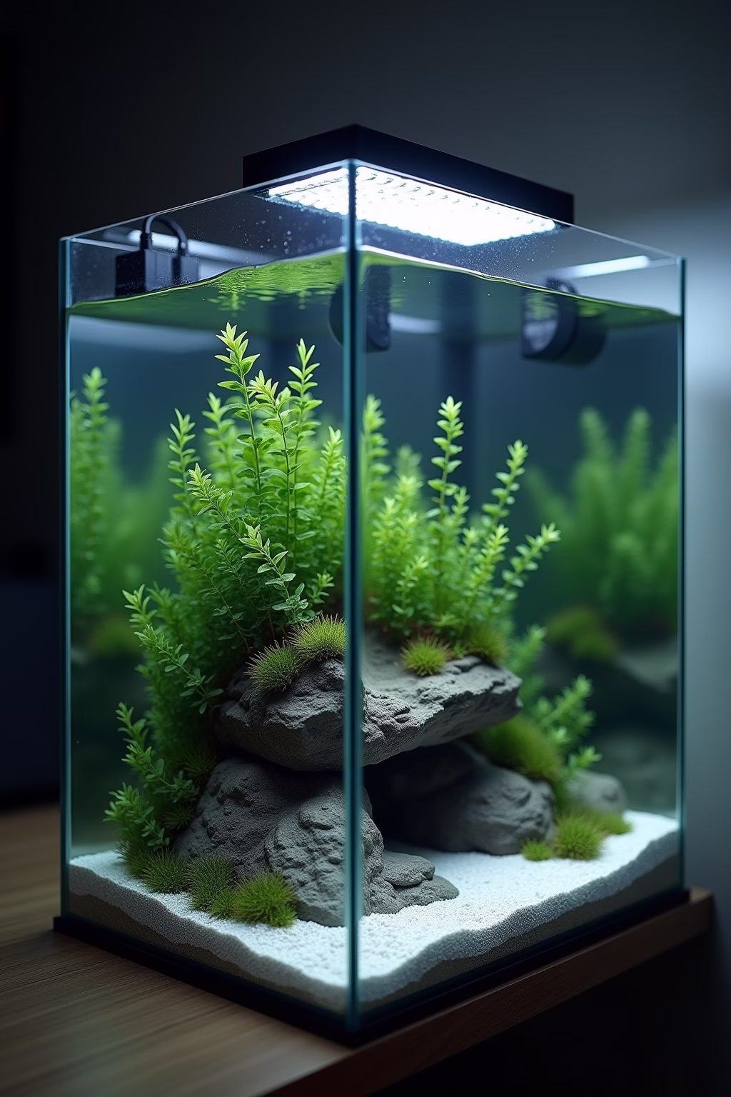 aquarium einrichten ideen outline 2