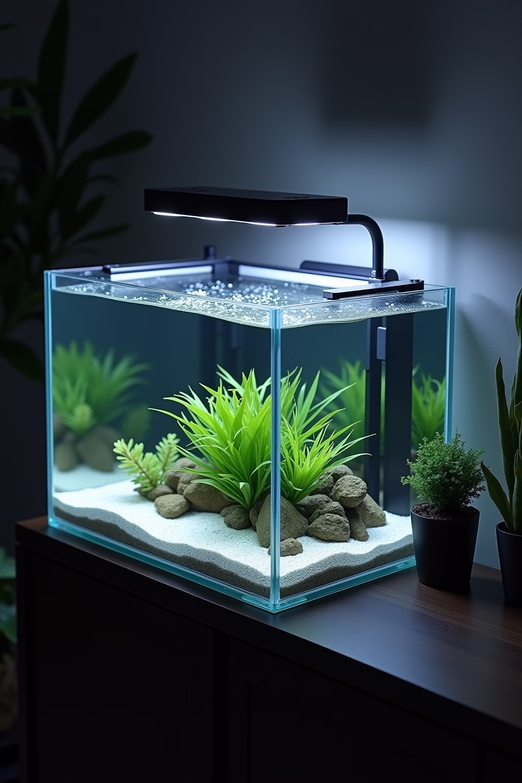 aquarium einrichten ideen outline 5