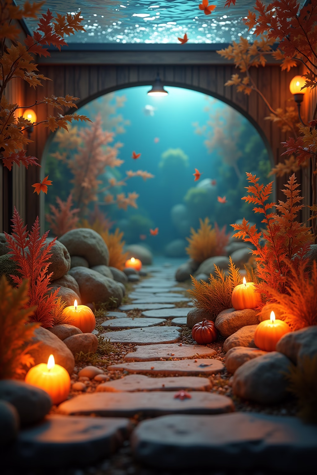 aquarium einrichten ideen outline 8