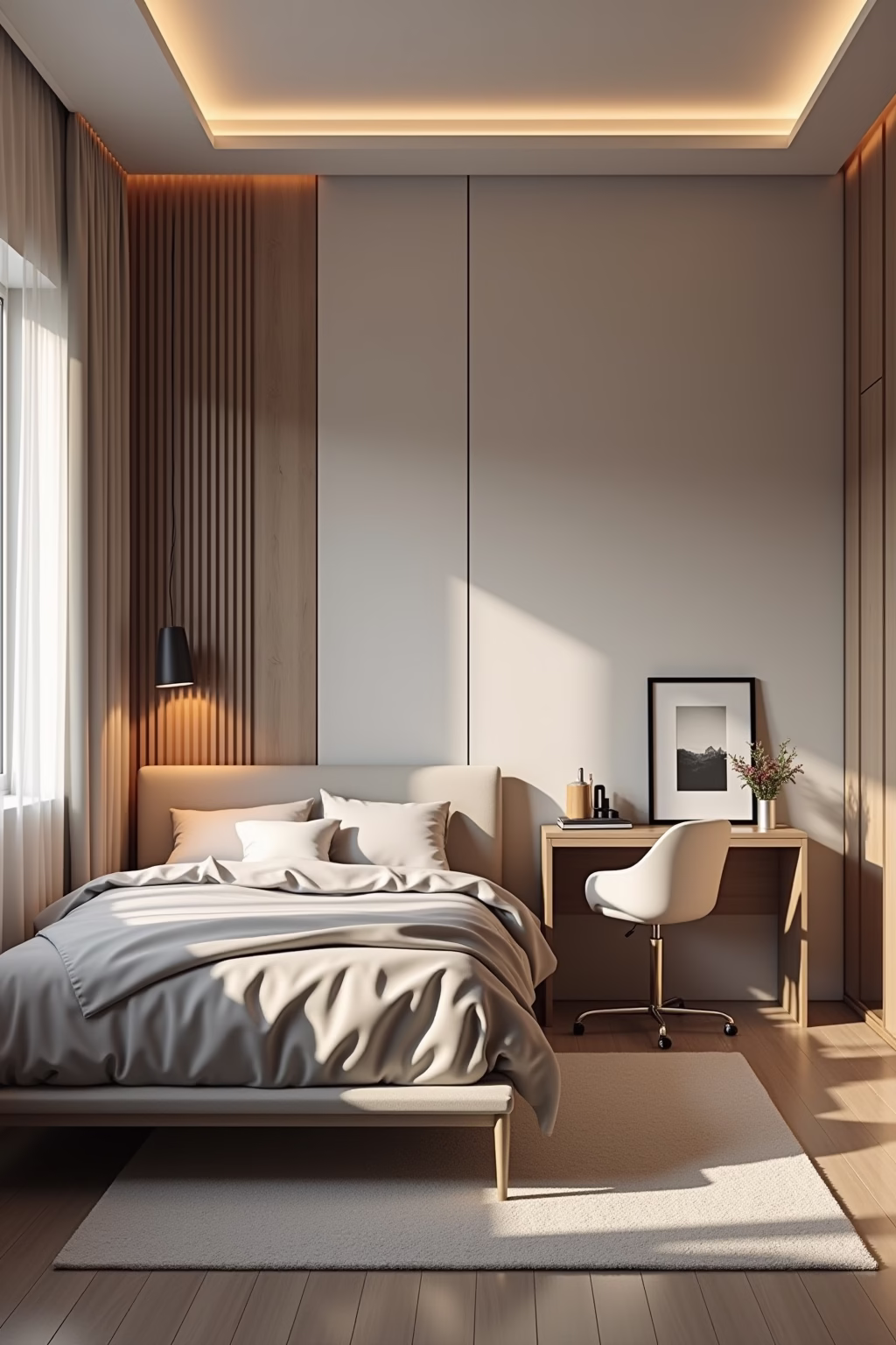 arbeitsplatz im schlafzimmer integrieren outline 7