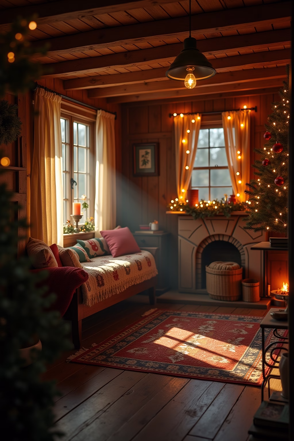 bauernhaus weihnachten outline 7