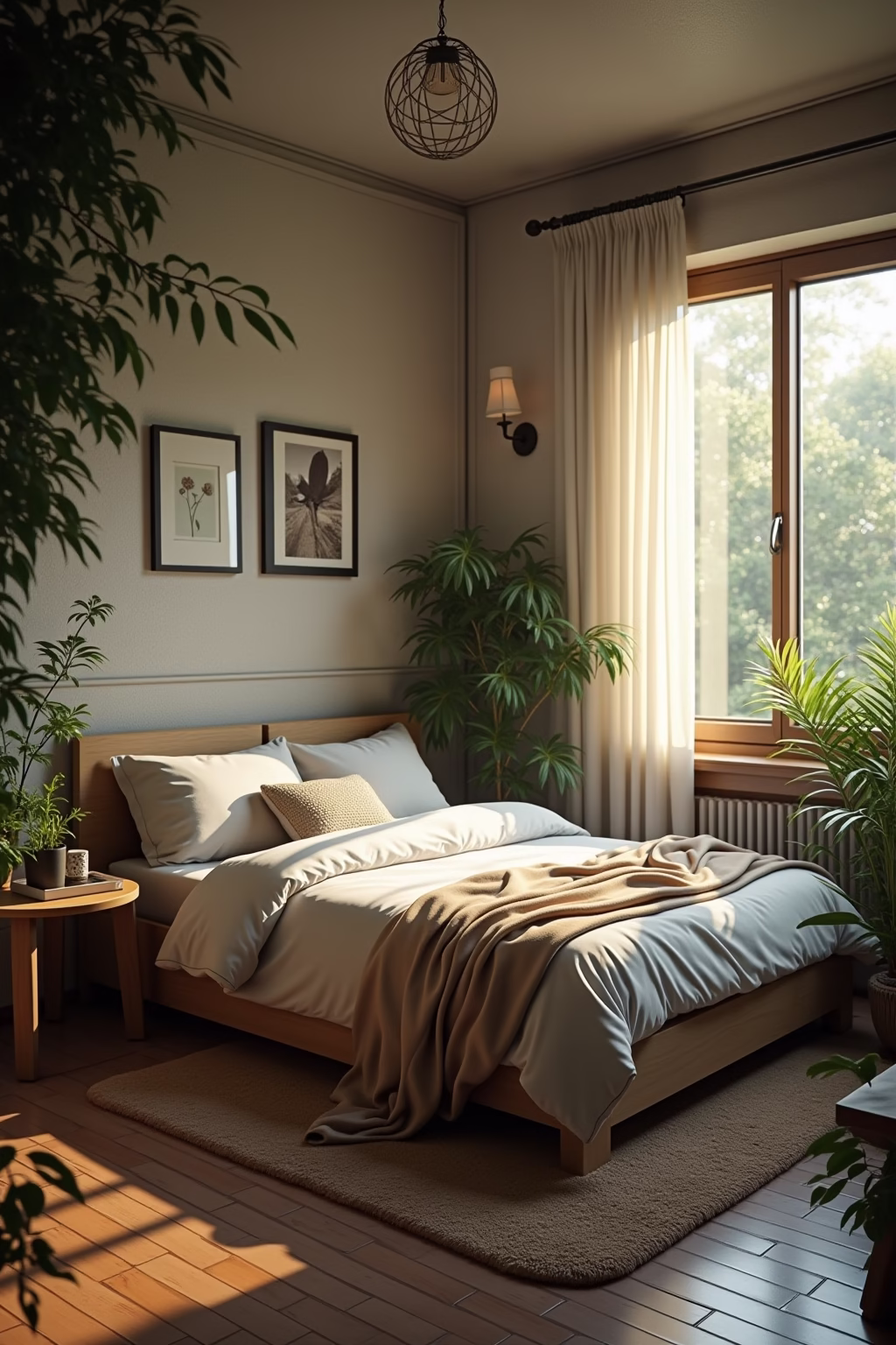 botanische schlafzimmer outline 1