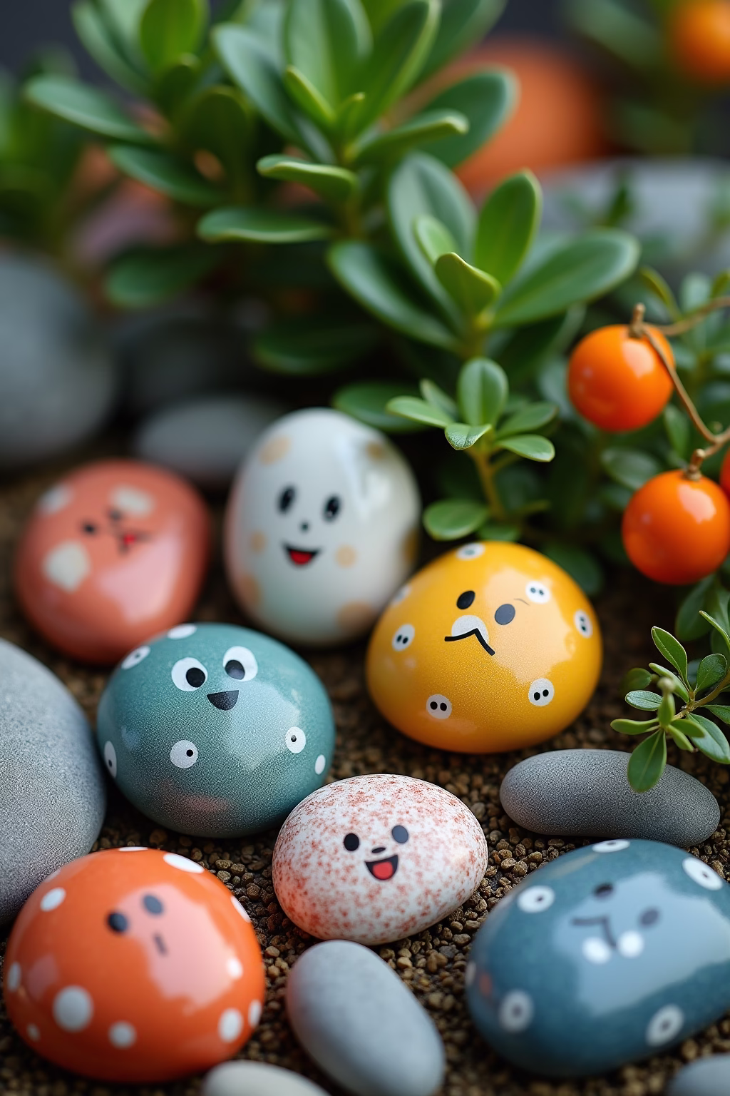 deko ideen pflanzsteine outline 2