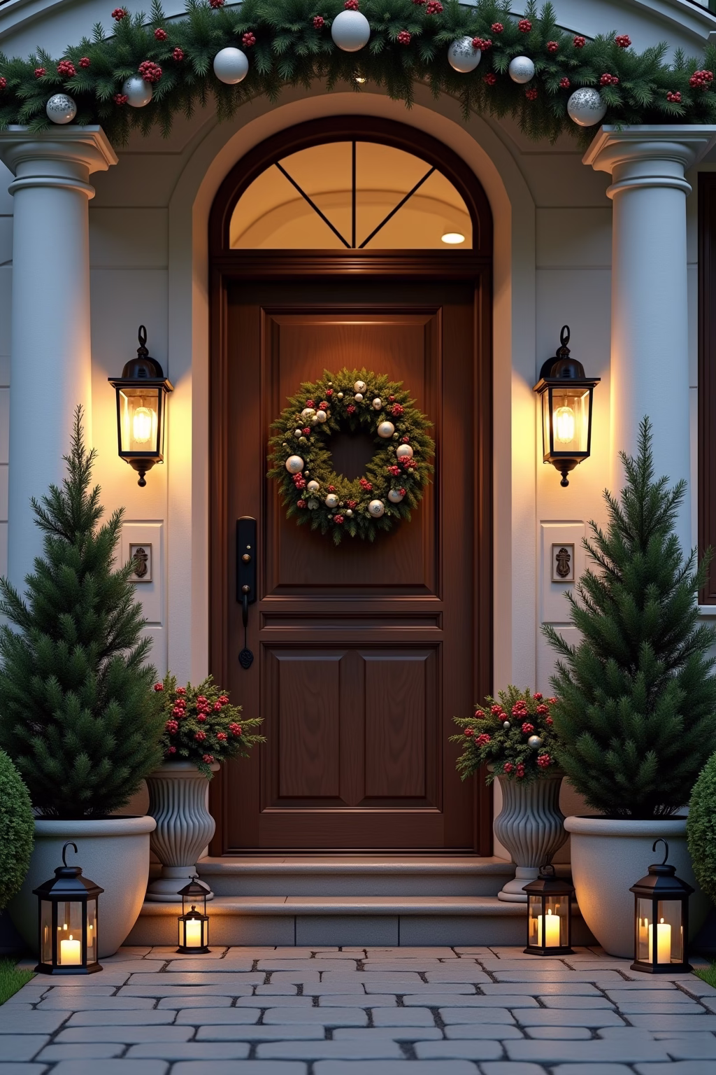 deko vor der haustuer outline 1