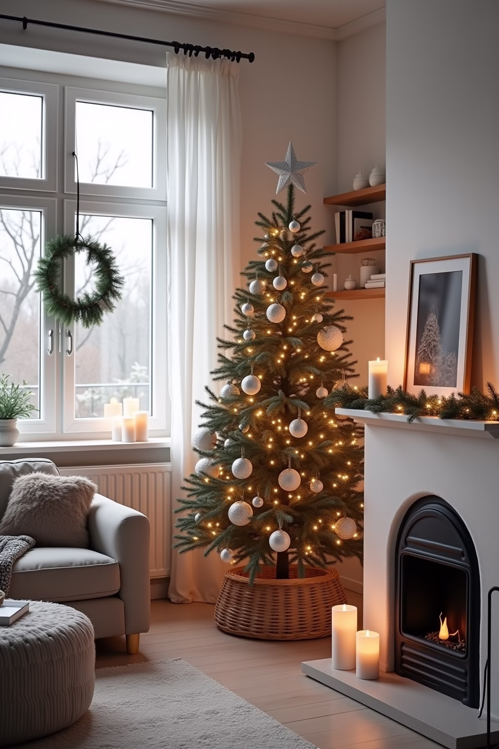 deko weihnachten outline 6