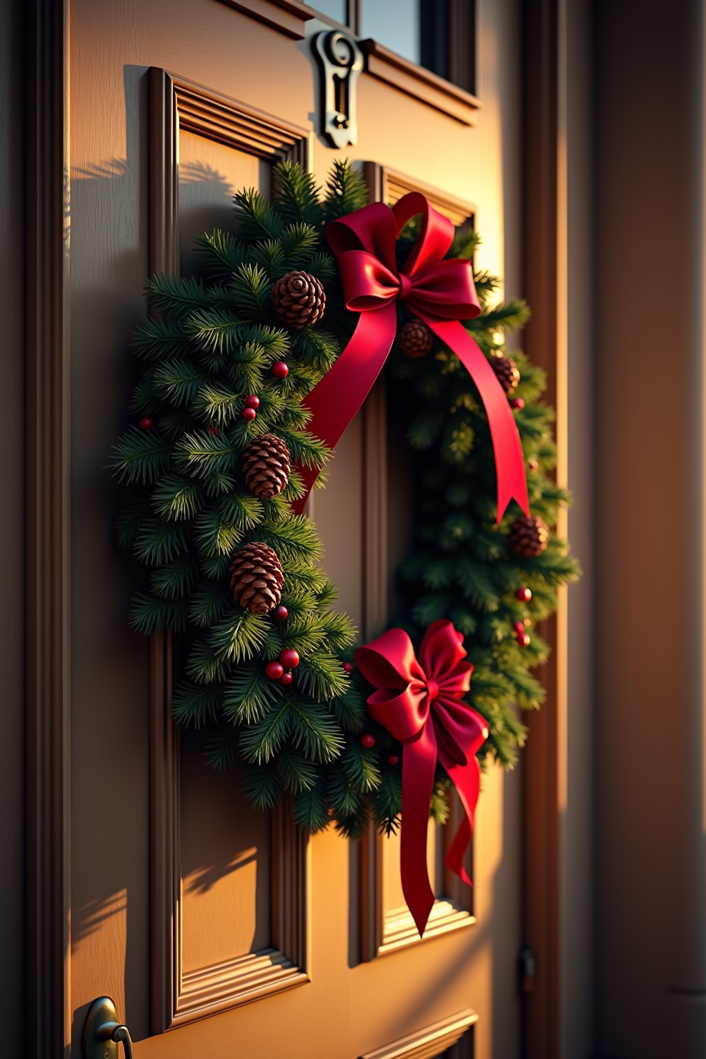 deko weihnachten tuerkranz outline 2 1