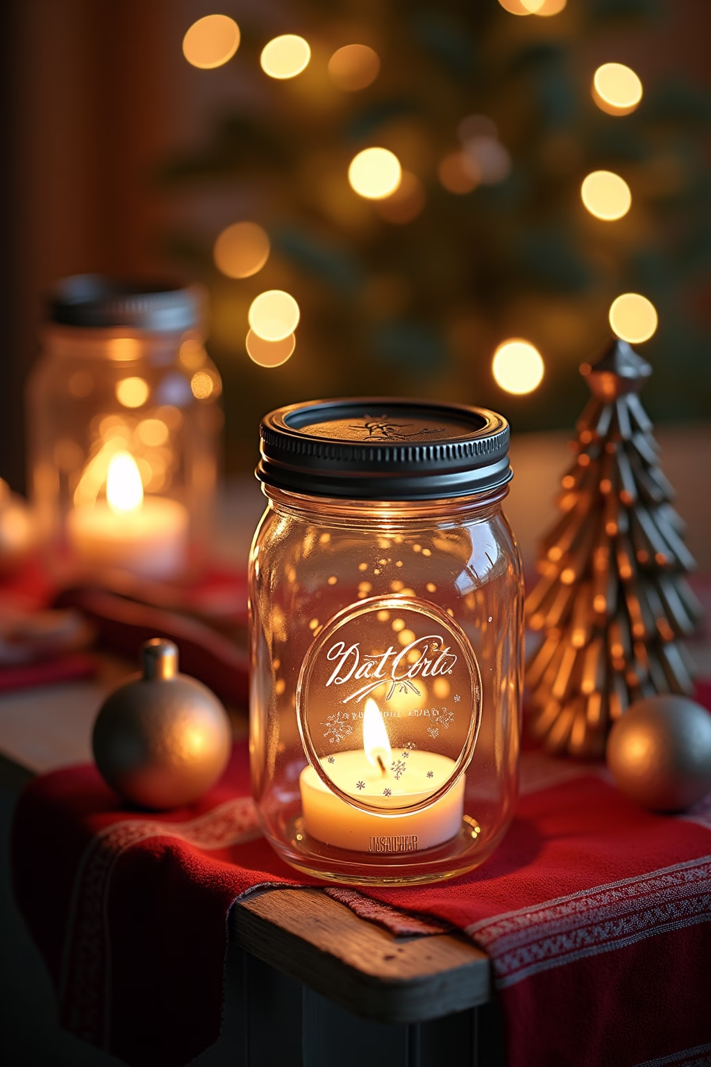 einmachglas weihnachten outline 1