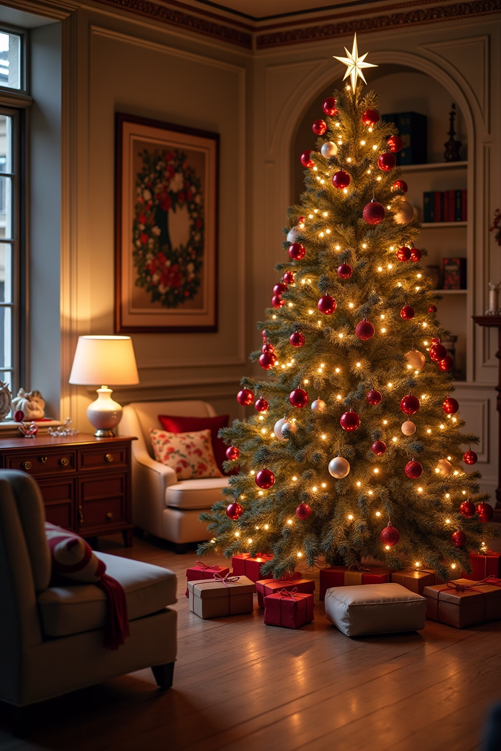 elegantes weihnachten outline 1