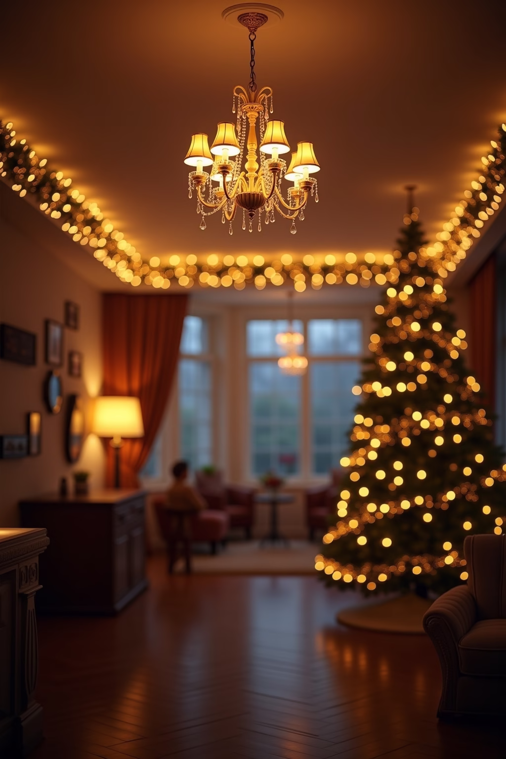 elegantes weihnachten outline 3