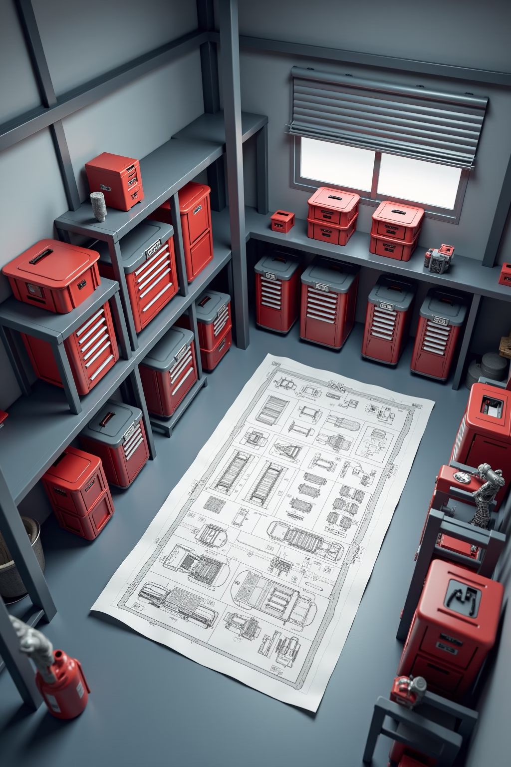 garage einrichten outline 2