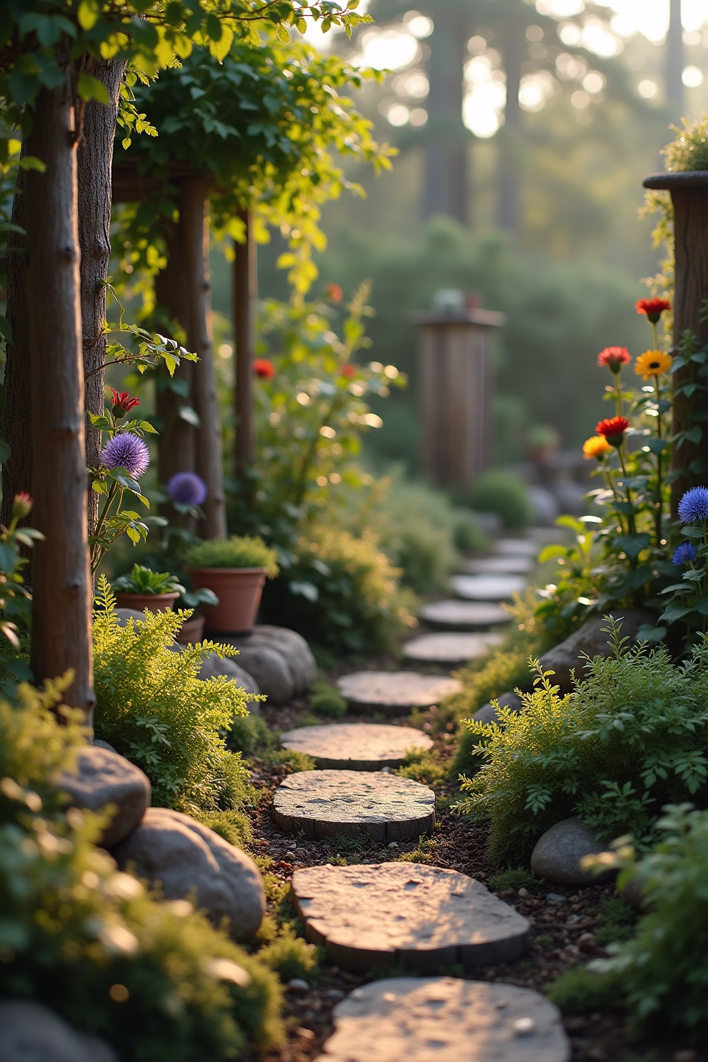 garten deko ideen outline 2