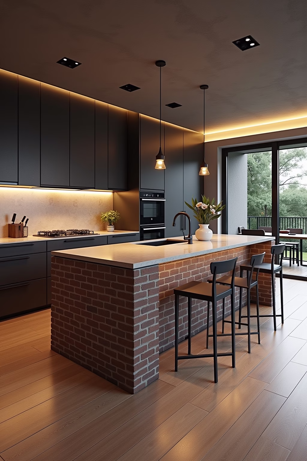 gemauerte kueche outline 2