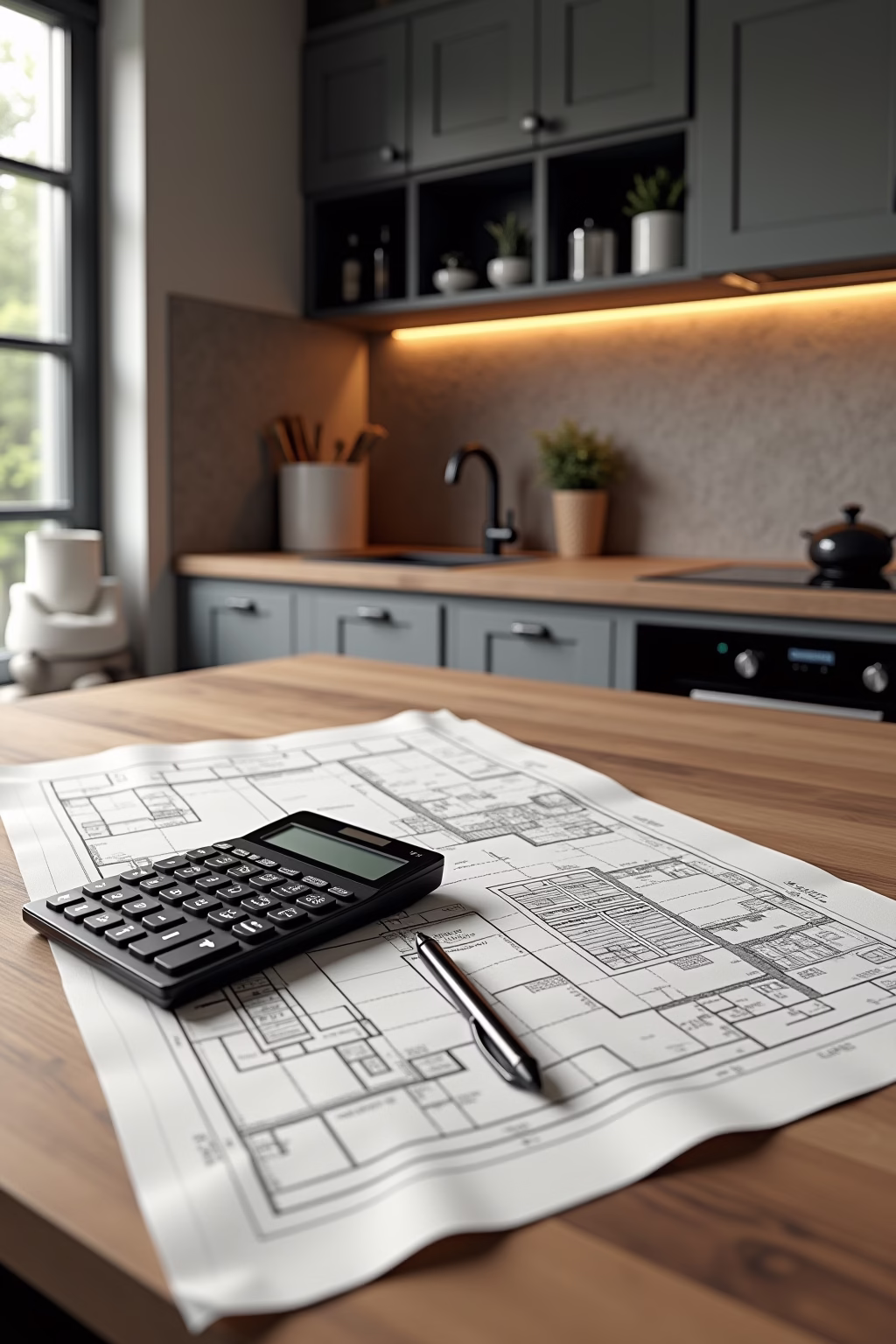 gemauerte kueche outline 4