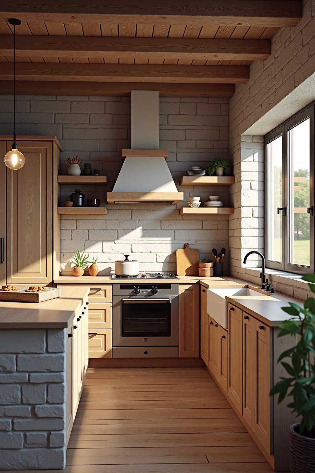 gemauerte kueche outline 8