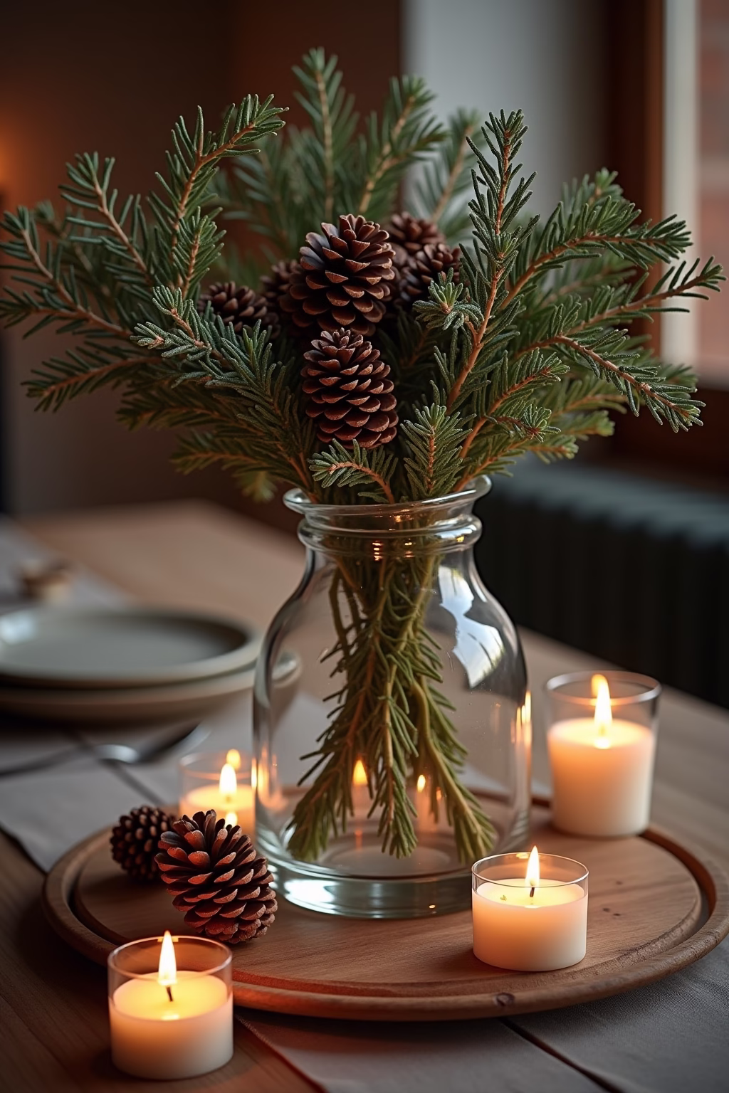 glasvasen dekorieren weihnachten outline 4