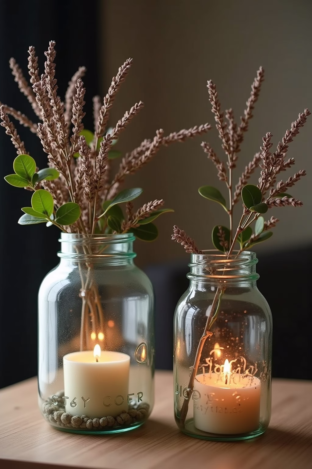 glasvasen dekorieren weihnachten outline 8 1