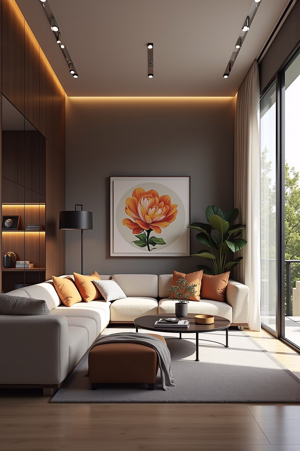 8 geniale Ideen, um ein großes Wohnzimmer einrichten 19 grosses wohnzimmer einrichten outline 7