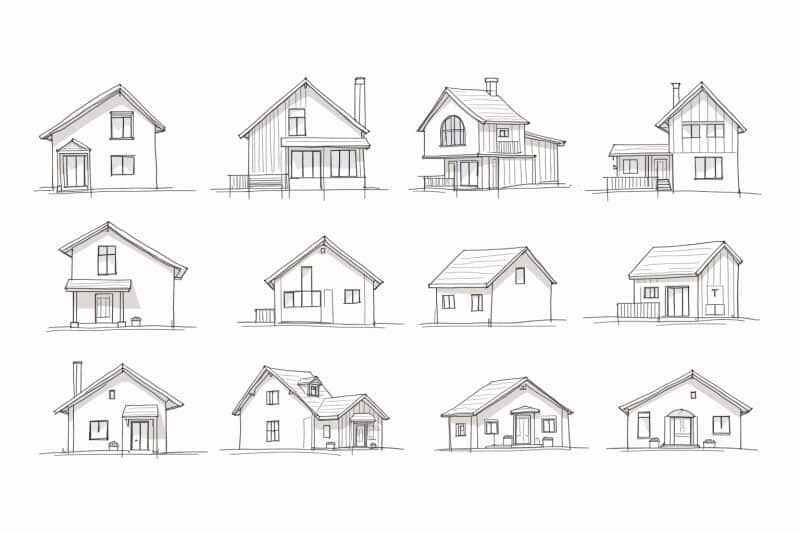 15 Haus Zeichnungen Ideen