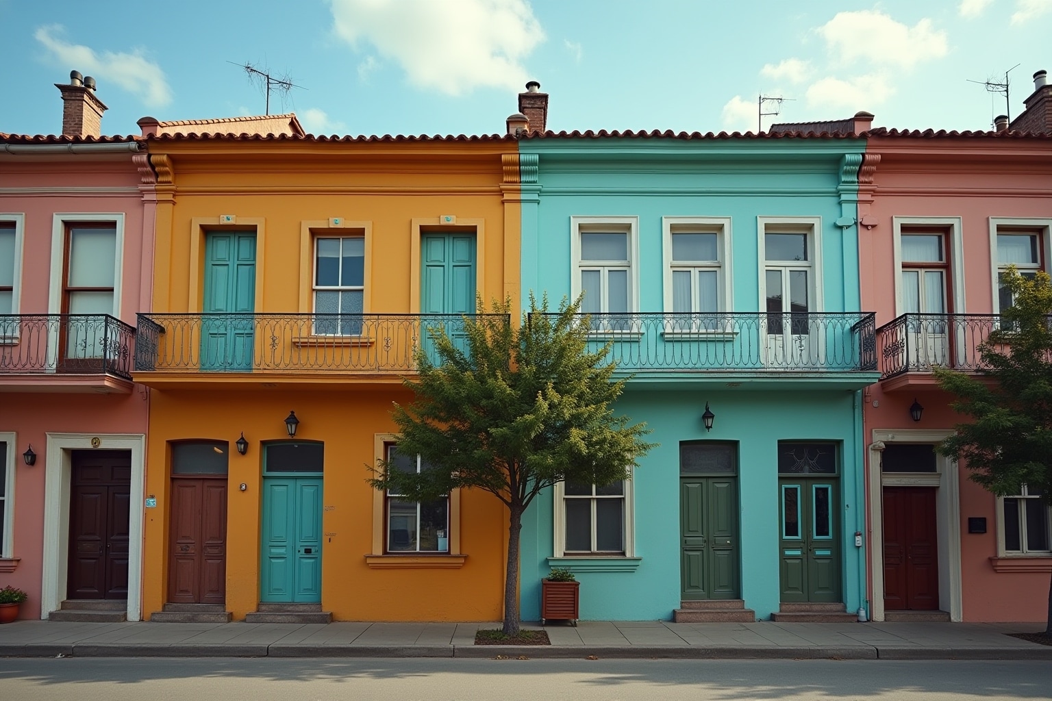 15 Hausfassaden Farben Ideen für altes Haus