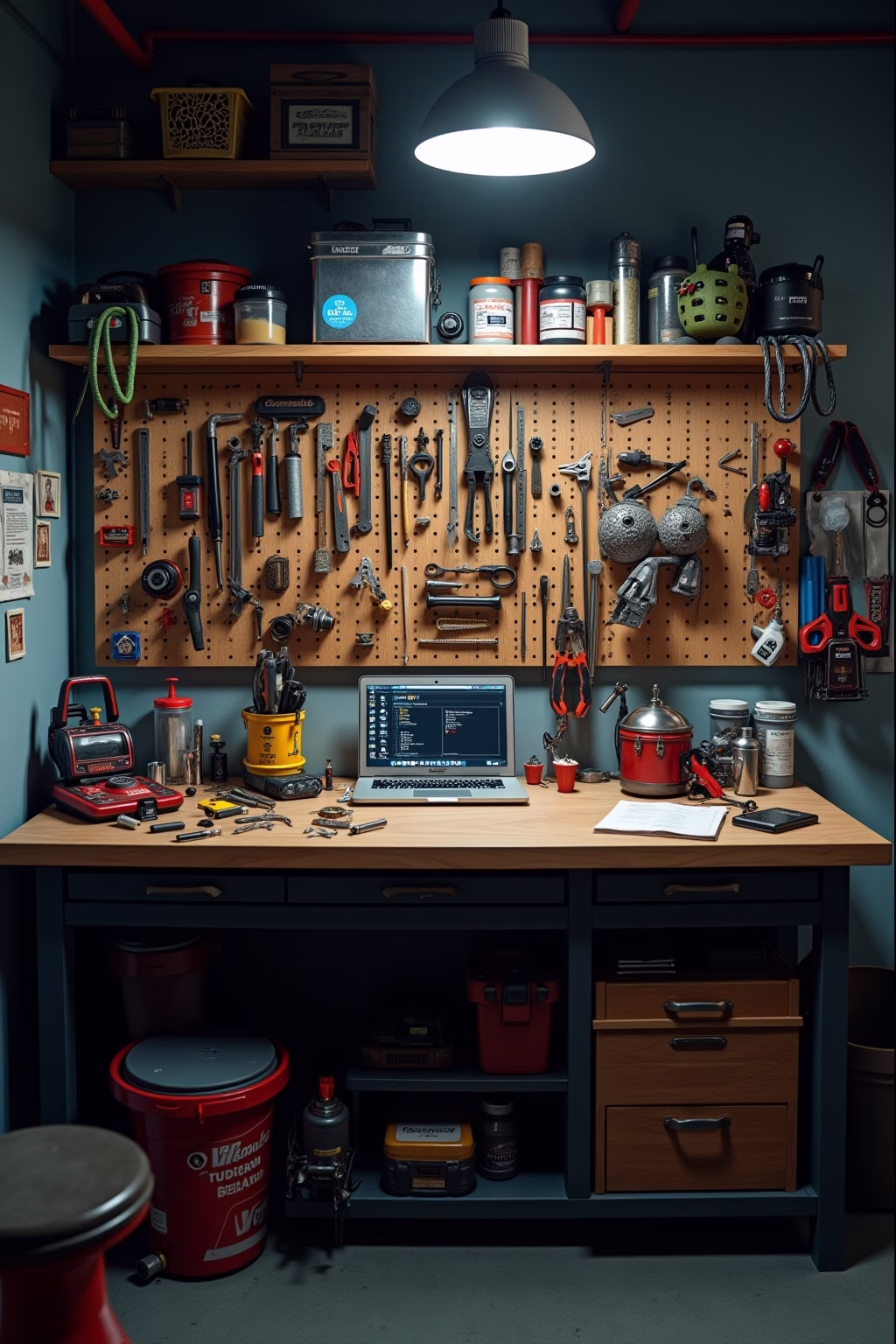 hobbywerkstatt werkstatt einrichten ideen outline 1