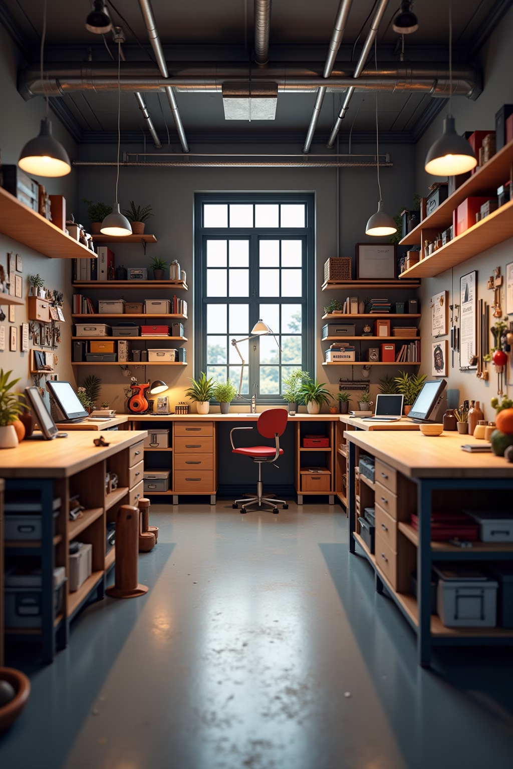 hobbywerkstatt werkstatt einrichten ideen outline 2