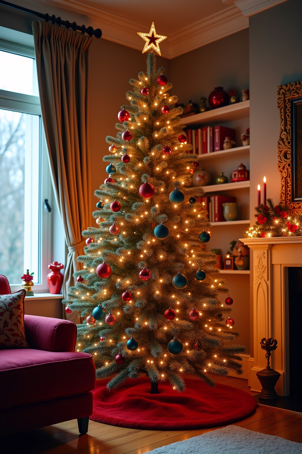 ideen fuer den weihnachtsbaum outline 4