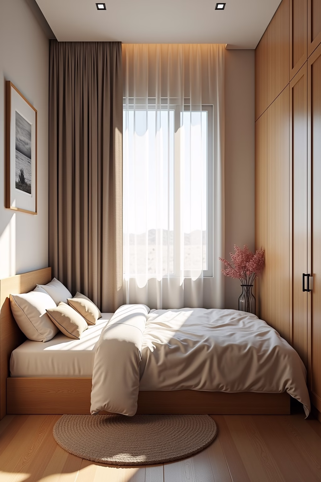 ideen fuer kleine schlafzimmer outline 1