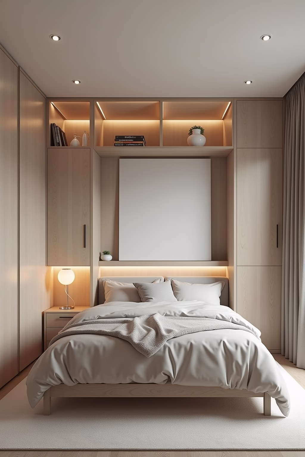 ideen fuer kleine schlafzimmer outline 2