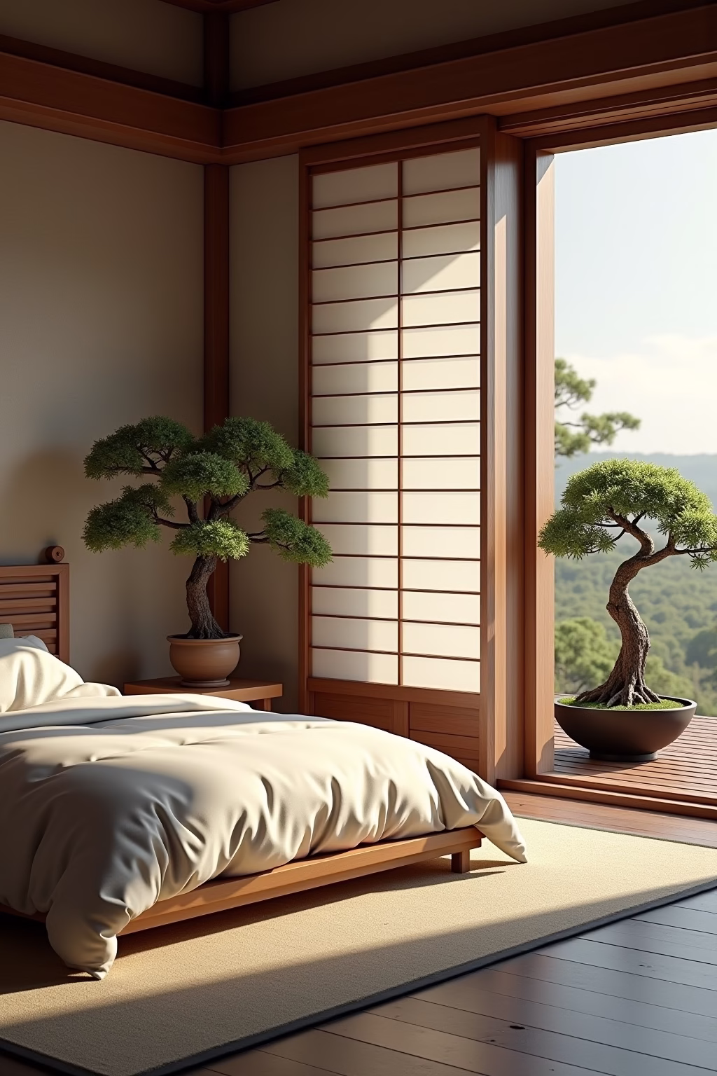 japanisches schlafzimmer outline 2