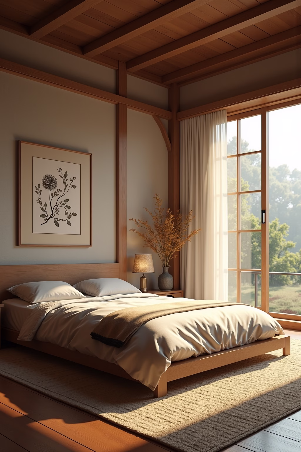 japanisches schlafzimmer outline 5
