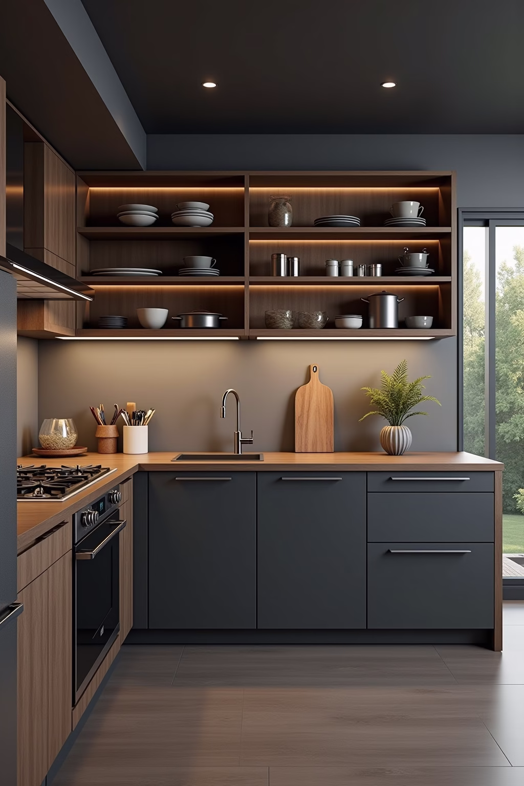 kleine kueche einrichten outline 2