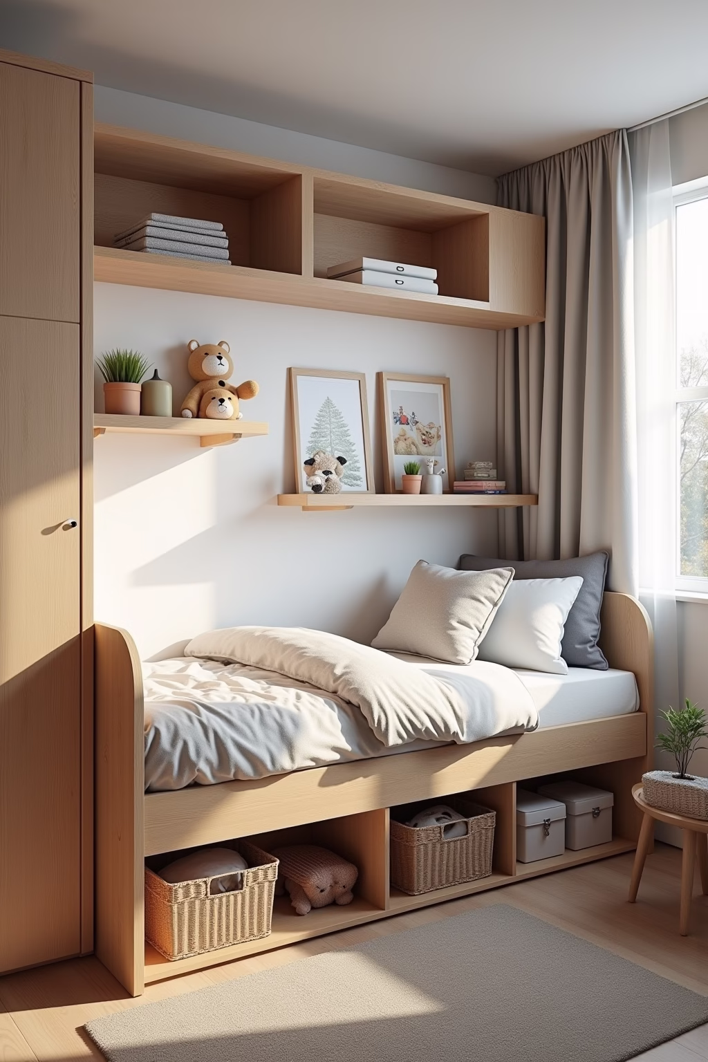 kleines kinderzimmer fuer 2 kinder einrichten outline 2