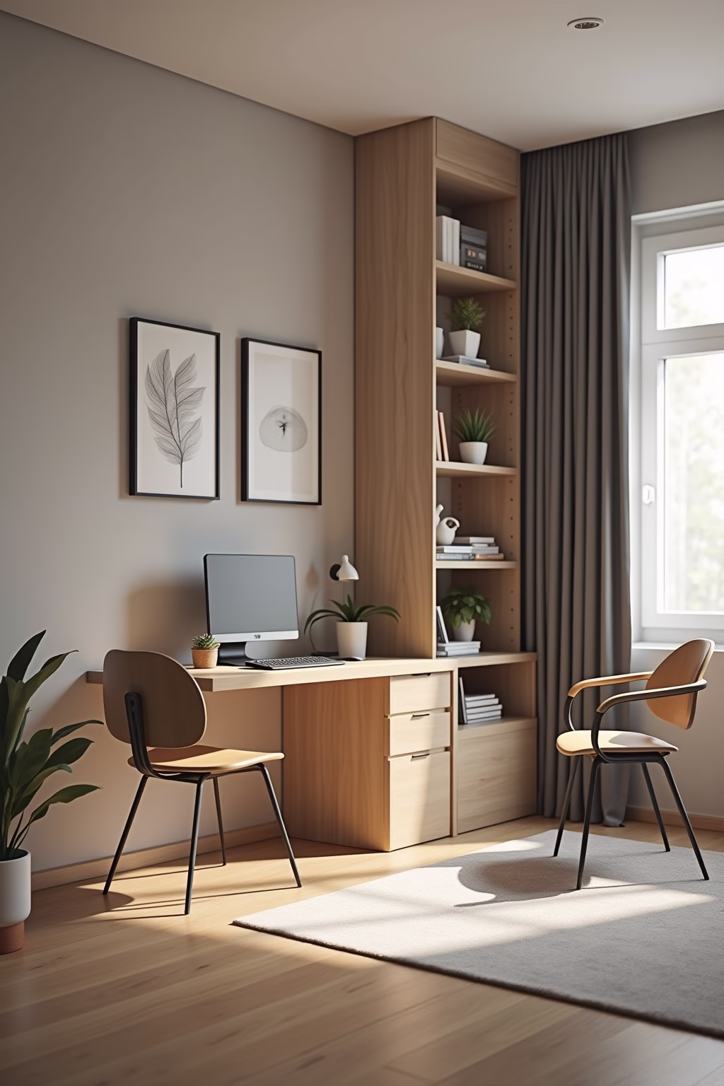 kleines schlafzimmer mit buero einrichten outline 2 1