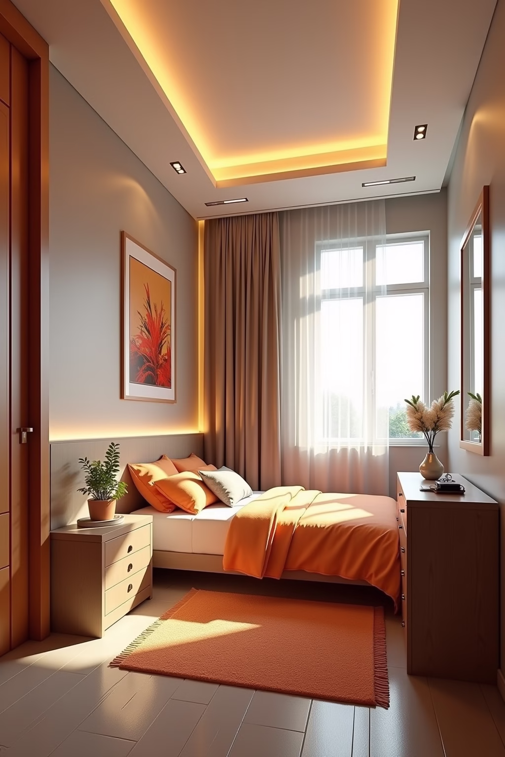 kleines schlafzimmer mit buero einrichten outline 4 1