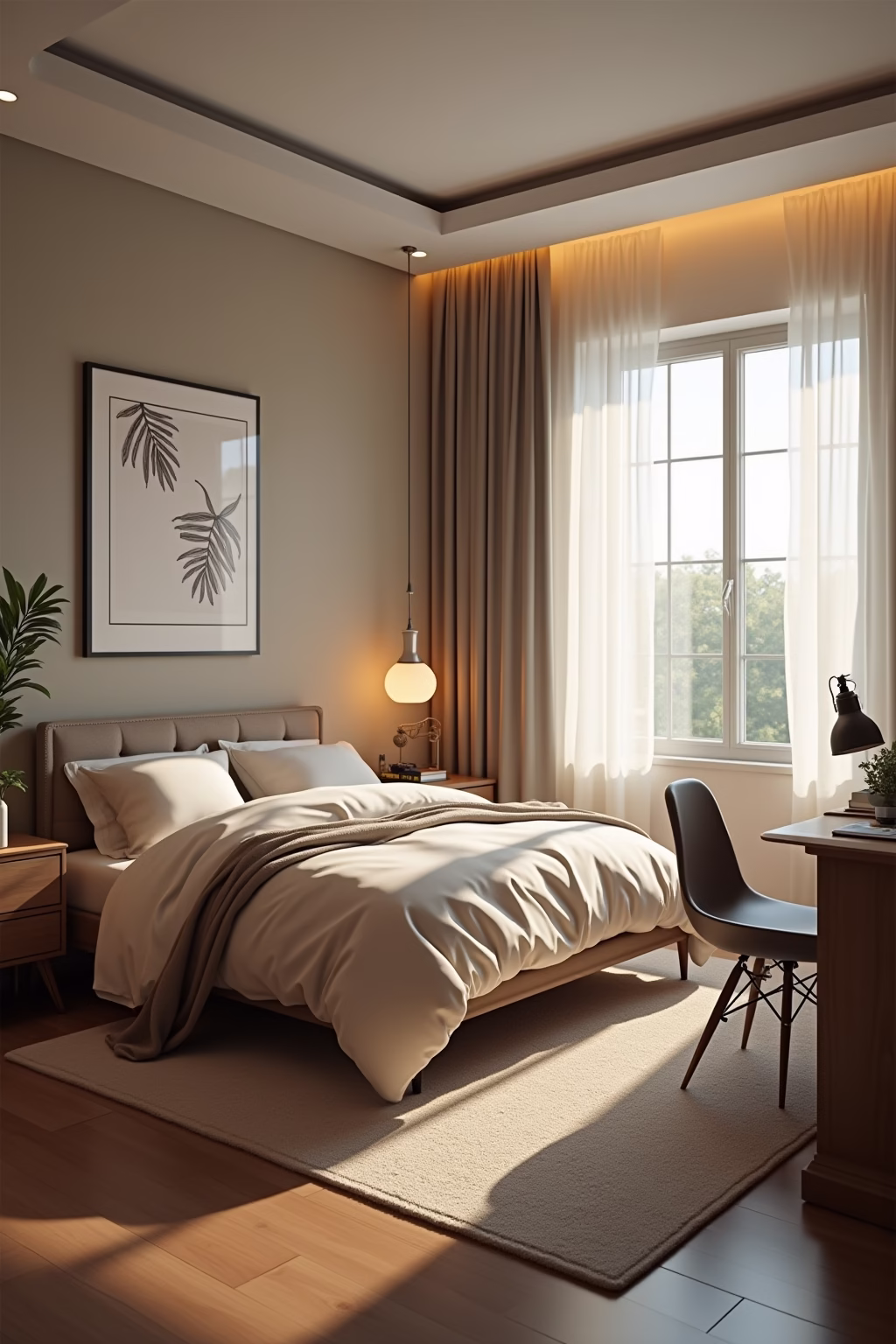 8 Ideen, kleines Schlafzimmer mit Büro einrichten 19 kleines schlafzimmer mit buero einrichten outline 7