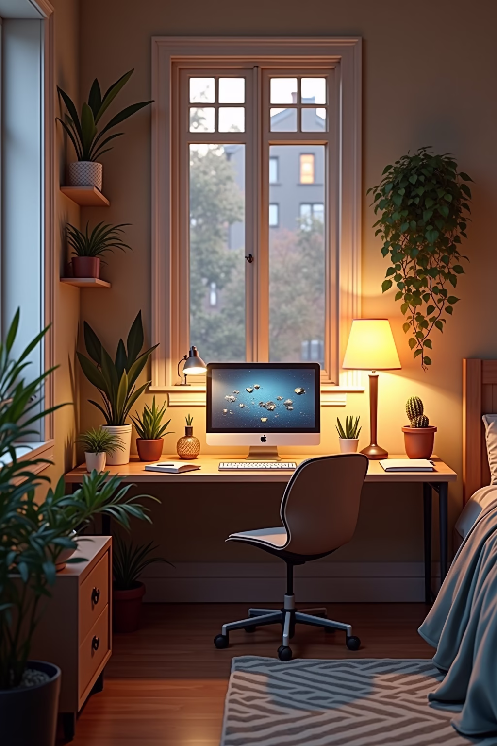 kleines schlafzimmer mit buero einrichten outline 8 1