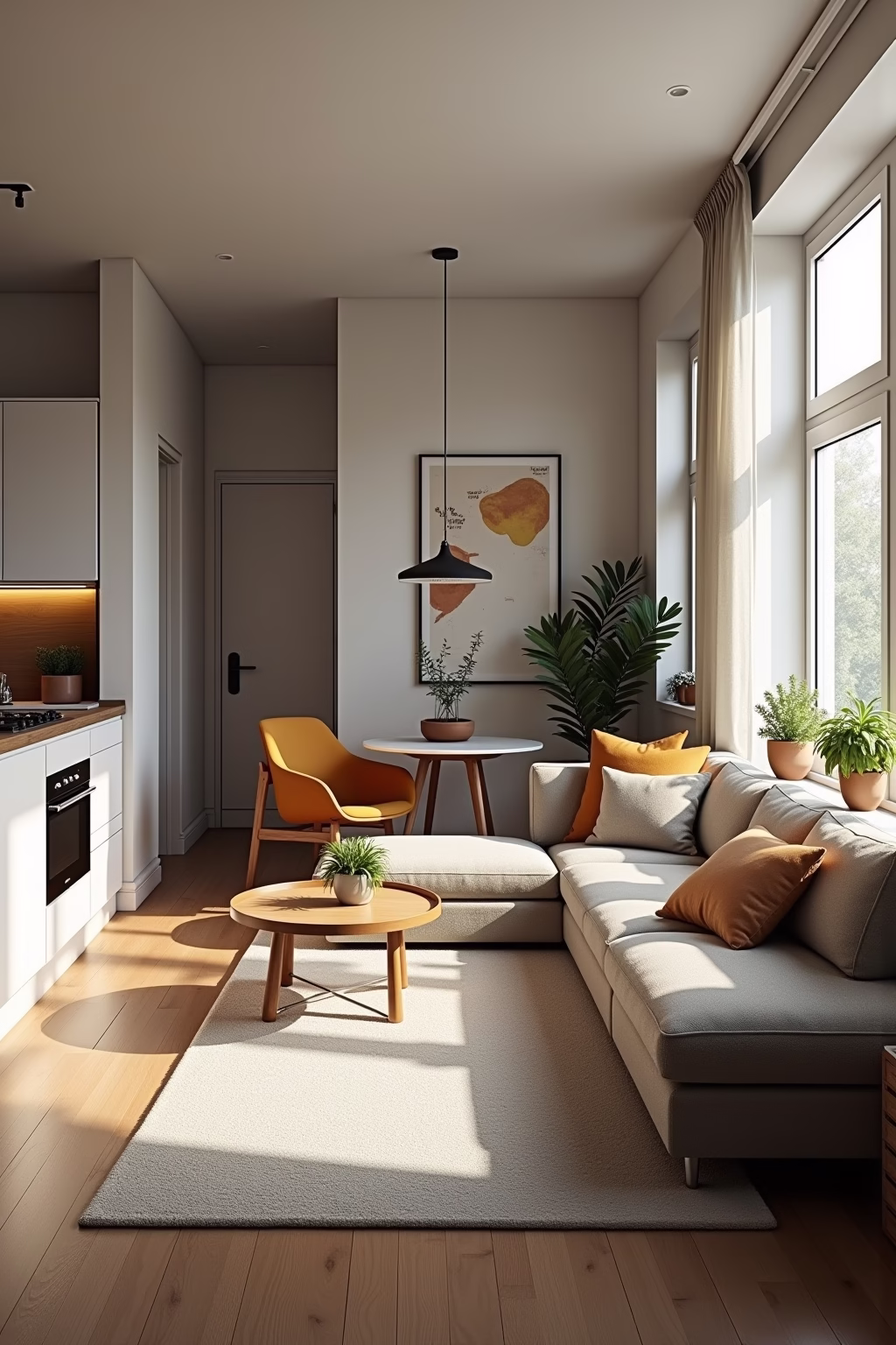 8 Tipps: kleines wohnzimmer mit offener küche einrichten 15 kleines wohnzimmer mit offener kueche einrichten outline 3