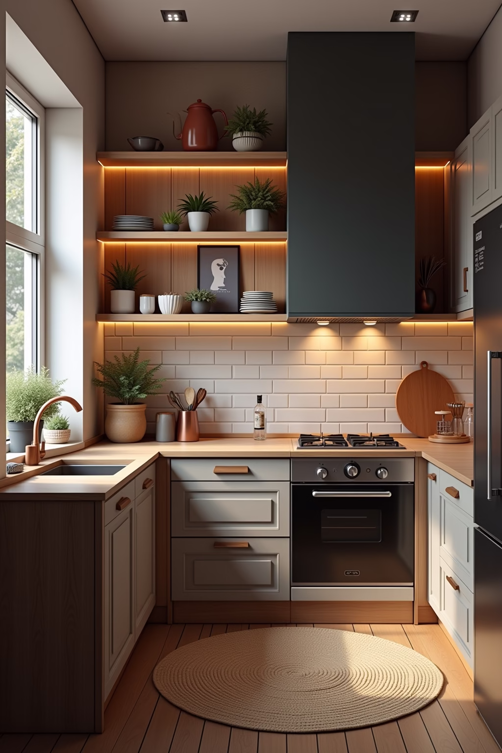 kueche deko outline 1