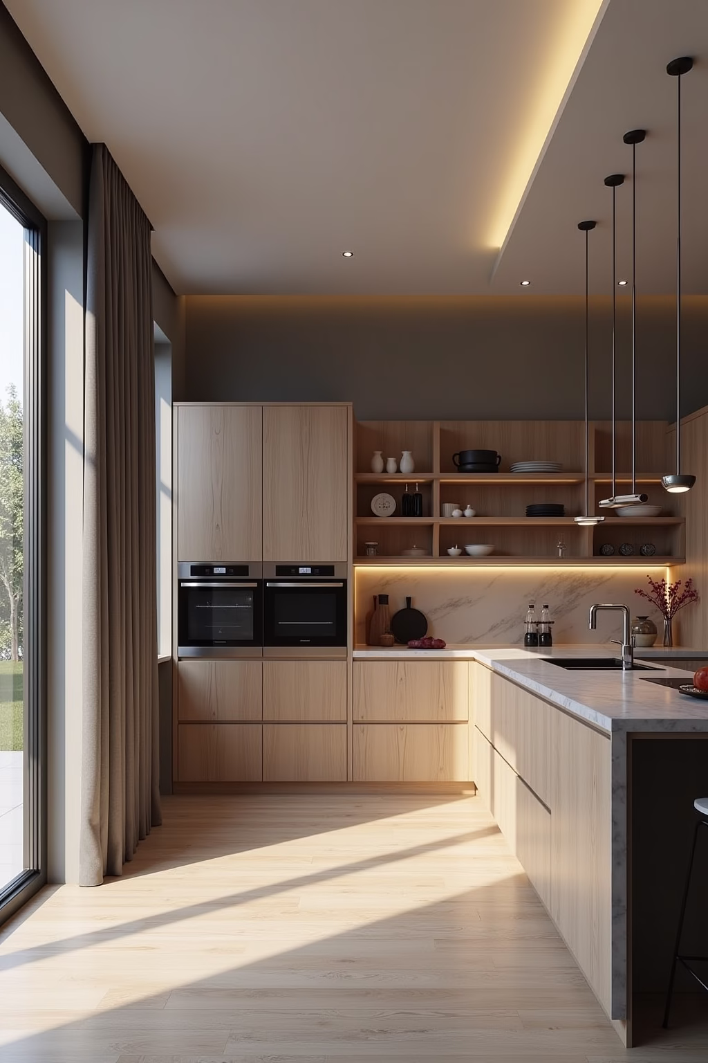 kueche l form outline 2